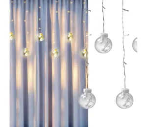 LED Vianočný záves WISH BALLS 108xLED/8 funkcií 4,5 m teplá biela