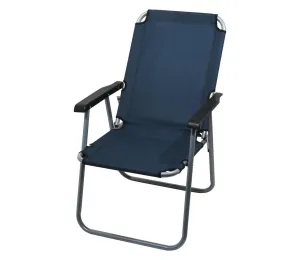 Skladacia kempingová stolička modrá #3899365