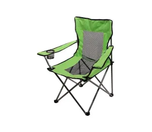 Skladacia kempingová stolička zelená #6736486