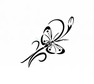 Nálepka - Motýľ - NALEPKA107c