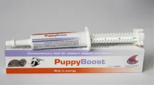 PuppyBoost pasta doplnkové vysokoenergetické krmivo pre novonarodené šteňatá a mačiatka 15ml