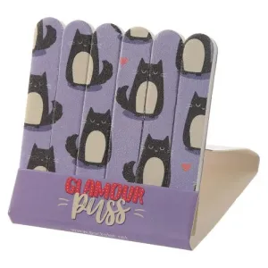 Vreckový pilníky na nechty mačka Číslo: fialová #3659282