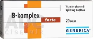Generica B-komplex Forte 20 tabliet #4140970