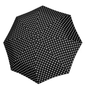 Doppler Dámsky skladací dáždnik Black&white 7441465BW06