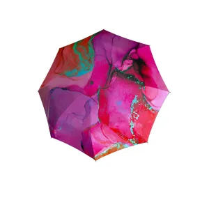 Doppler Dámský automatický deštník Carbonsteel Magic Marble 744865M - růžová