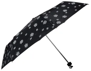 Doppler Dámsky skladací dáždnik Special Mini Edelweiss 700065E02 Black