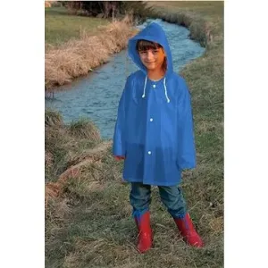 DOPPLER detská pláštenka s kapucňou, veľ. 92, modrá