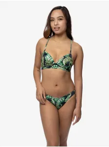 Black and Green Womens Patterned Swimwear Bottoms DORINA Kano - Women #7042350