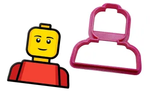 Vykrajovátko Lego Hlava - 3D tlač - Dortmarket