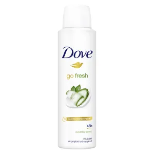 Dove Antiperspirant v spreji Go Fresh s vôňou uhorky a zeleného čaju (Cucumber & Green Tea Scent) 150 ml