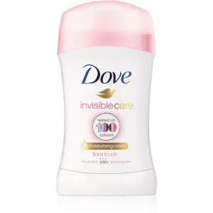 Dove Invisible Care Antiperspirant tuhý antiperspirant proti bielym škvrnám bez alkoholu Water Lily & Rose 40 ml