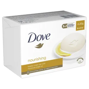 Dove Nourishing Beauty Cream Bar tuhé mydlo tuhé mydlo Nourishing Beauty Cream Bar 4 x 90 g pre ženy