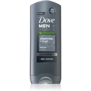 Dove Sprchový gél pre mužov Men + Care Charcoal & Clay ( Body And Face Wash) 400 ml