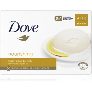 Dove Cream Oil tuhé mydlo s arganovým olejom 4x90 g #873032