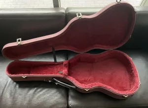 Dowina Acoustic Guitar Deluxe case RED/RED