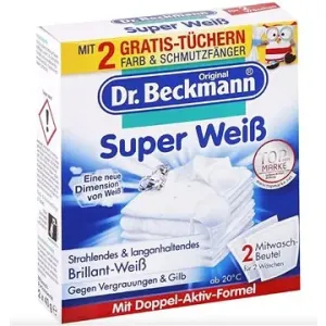 DR. BECKMANN obrúsky na pranie, biele 2× 40 g