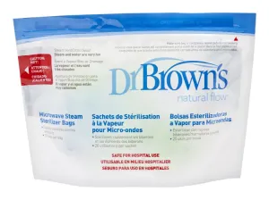 DRBROWNS DR.BROWN'S Vrecká na sterilizáciu v mikrovlnnej rúre 5 ks,DR.BROWN'S Vrecká na sterilizáciu v mikrovlnnej rúre 5 ks