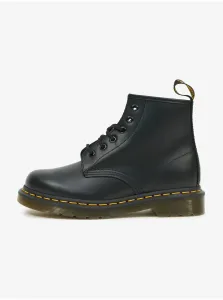 Čierne kožené členkové topánky Dr. Martens 101 #1002741