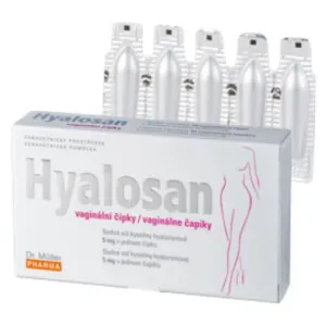 Dr. Müller HYALOSAN vaginálne čapíky s kyselinou hyalurónovou 1x10 ks