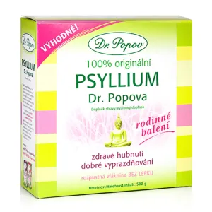 DR. POPOV PSYLLIUM rozpustná vláknina 1x500 g