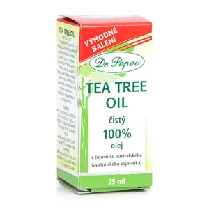 DR. POPOV TEA TREE OIL čistý 100% olej z čajovníka austrálskeho 1x25 ml