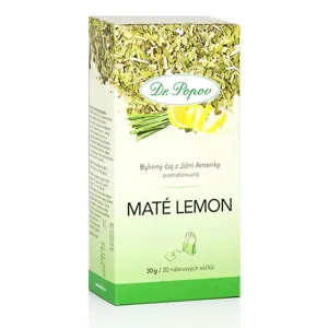 Dr. Popov Čaj maté lemon 30 g (20 x 1,5 g) #1553586