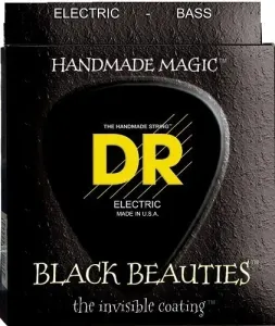 DR Strings EXBK-50 Black Beauties