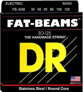 DR Strings Fat Beams Stainless 6 Strings 030-125
