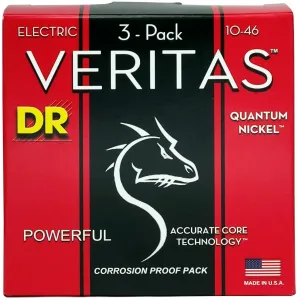 DR Strings VTE-10 Veritas 3-Pack #6177058