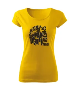 DRAGOWA dámske krátke tričko León, žltá 150g/m2 #7485591