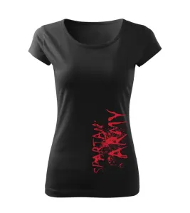 DRAGOWA dámske krátke tričko RedWar, čierna 150g/m2 #7485606