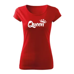 DRAGOWA dámske krátke tričko queen, červená 150g/m2 #7485601