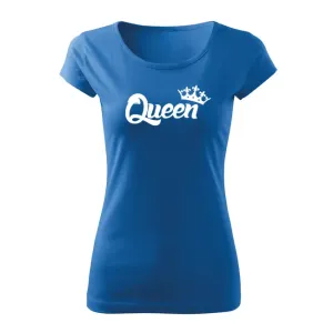DRAGOWA dámske krátke tričko queen, modrá 150g/m2 #7485603