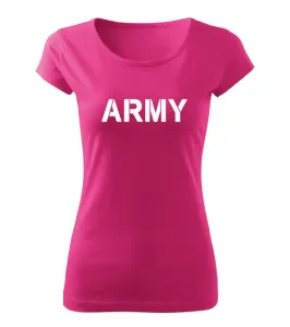 DRAGOWA dámske tričko army, ružová 150g/m2 #7485637