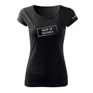 DRAGOWA dámske tričko made in slovakia, čierna 150g/m2 #7485646