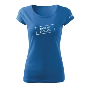 DRAGOWA dámske tričko made in slovakia, modrá 150g/m2 #7485648