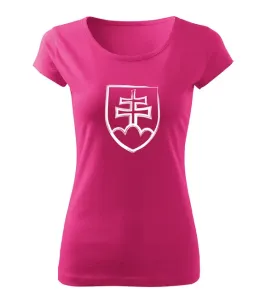 DRAGOWA dámske tričko slovenský znak, ružová 150g/m2 #7485673