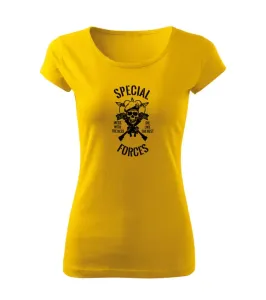 DRAGOWA dámske tričko special forces, žltá 150g/m2 #7485688