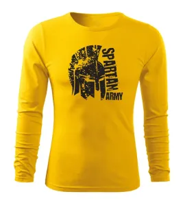 DRAGOWA Fit-T tričko s dlhým rukávom León, žltá 160g/m2 #7485869
