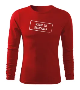 DRAGOWA Fit-T tričko s dlhým rukávom made in slovakia, červená 160g/m2 #7485871