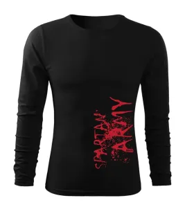 DRAGOWA Fit-T tričko s dlhým rukávom RedWar, čierna 160g/m2 #7485935