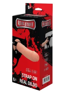 RealStuff Strap-On - realistické páskové dildo (prírodné)