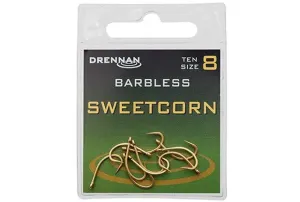 Drennan háčiky bez protihrotu sweetcorn barbless - veľkosť 12