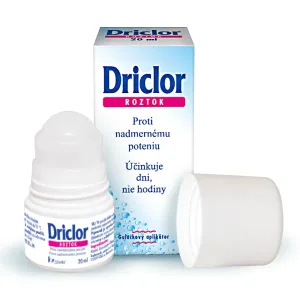 Driclor Solution antiperspirant roll-on proti nadmernému poteniu 20 ml #877410