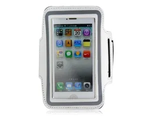 Armband - držák telefonu na ruku iPhone 5 / 5S / 5C / SE white