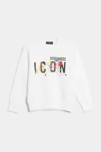 Mikina Dsquared2 Cool Fit-Icon Sweat-Shirt Biela 4Y