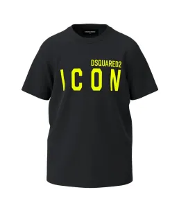 Tričko Dsquared  Relax Icon T-Shirt Čierna 10Y