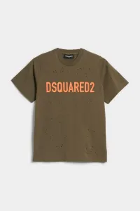 Tričko Dsquared2 Slouch Fit T-Shirt Zelená 16Y