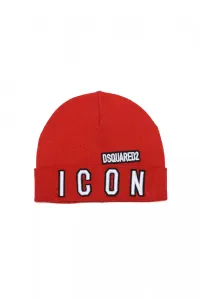 Čapica Dsquared2 Icon Hat Červená 1