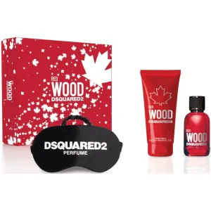 DSQUARED RED WOOD toaletná voda 50ML + sprchový gél 100ML + maska na oči